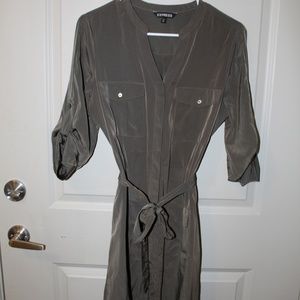 Express Army Green Dress